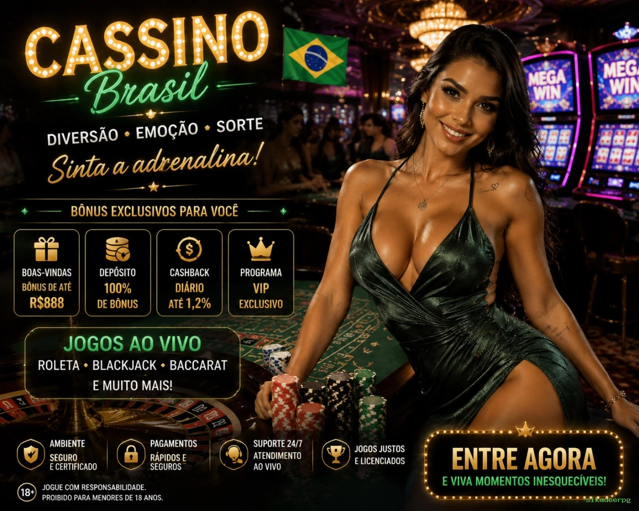 Imagem promocional dos jogos de lottery da sikadeerpg
